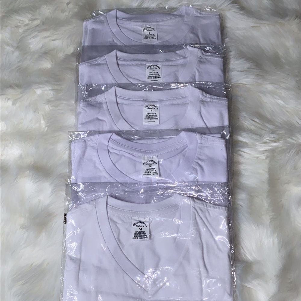 5 pk CREW NECK Blank T-Shirt